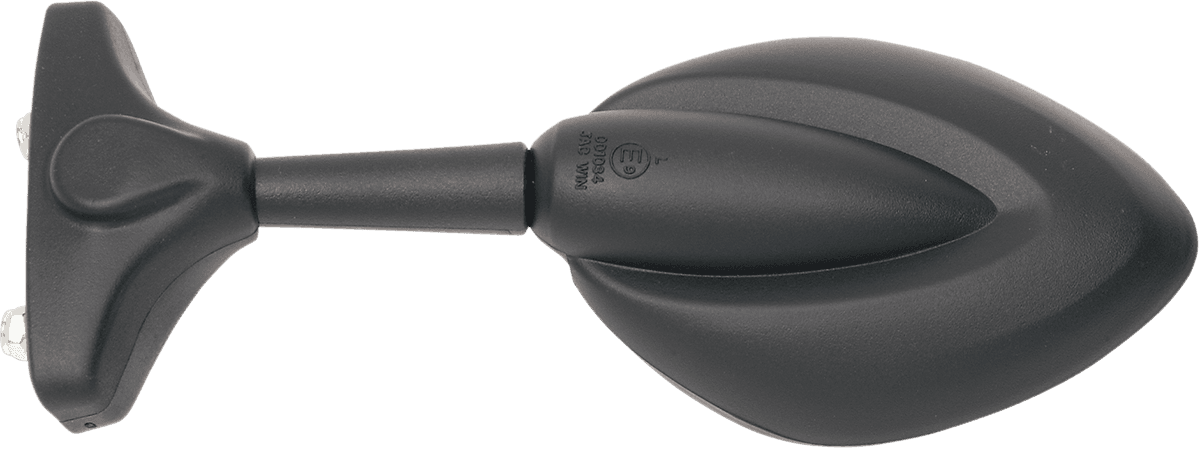 PARTS UNLIMITED 0640-0123 Mirror - Side View - Teardrop - Black - Left/Right - Each