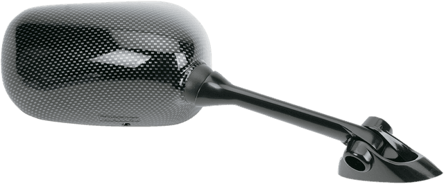EMGO 0640-0165 Mirror - Side View - Black/Carbon Fiber - Rectangle - Right - Suzuki — image 2 of 2
