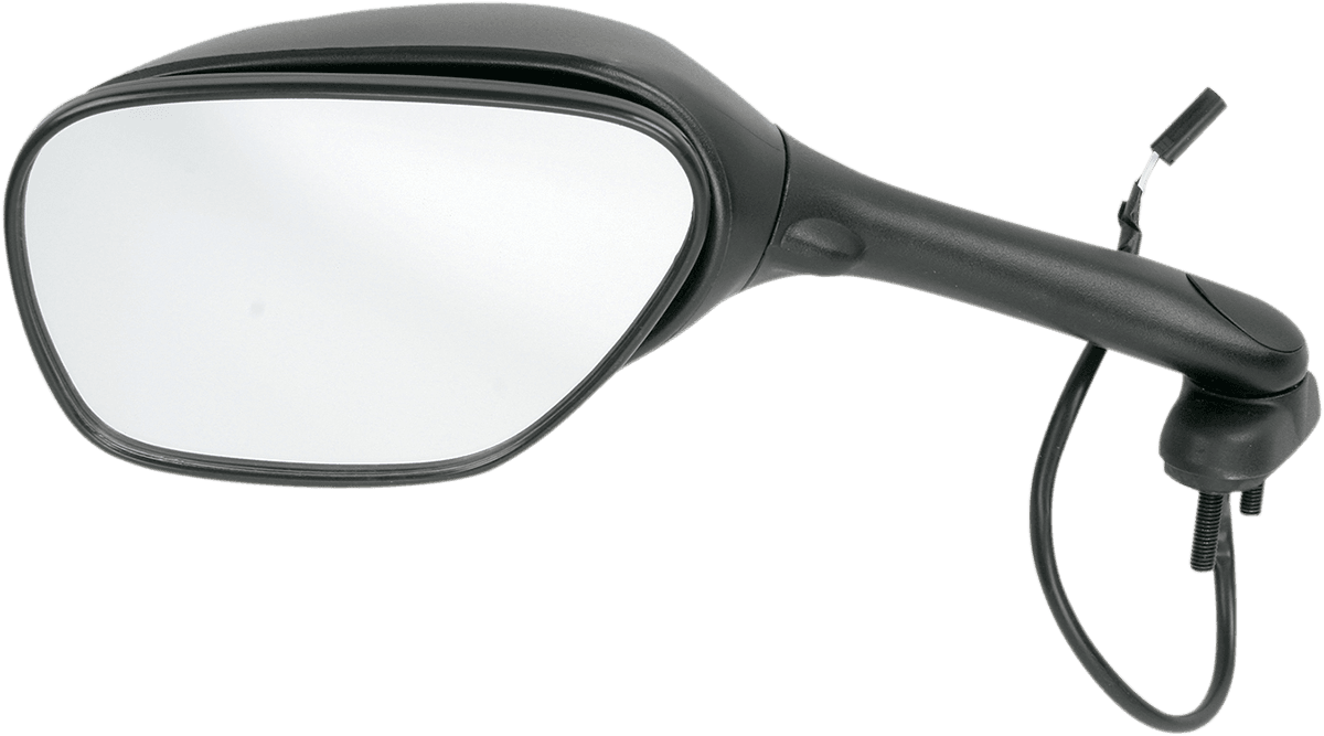 EMGO 0640-0168 Mirror - Side View - Cate Eye - Black - Left