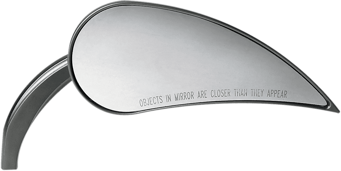 ARLEN NESS 0640-0325 Mirror - Rad III - Side View - Teardrop - Black - Right