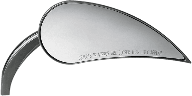 ARLEN NESS 0640-0325 Mirror - Rad III - Side View - Teardrop - Black - Right
