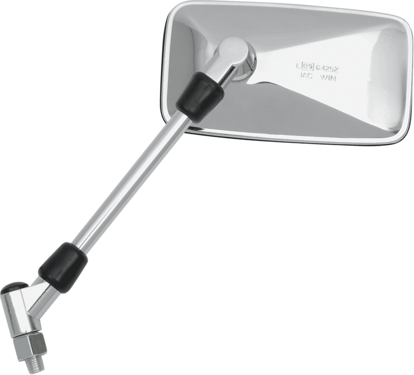 PARTS UNLIMITED 0640-0344 Mirror - Side View - Rectangle - Chrome