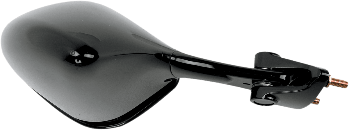 EMGO 0640-0354 Mirror - Side View - Rectangle - Black - Left