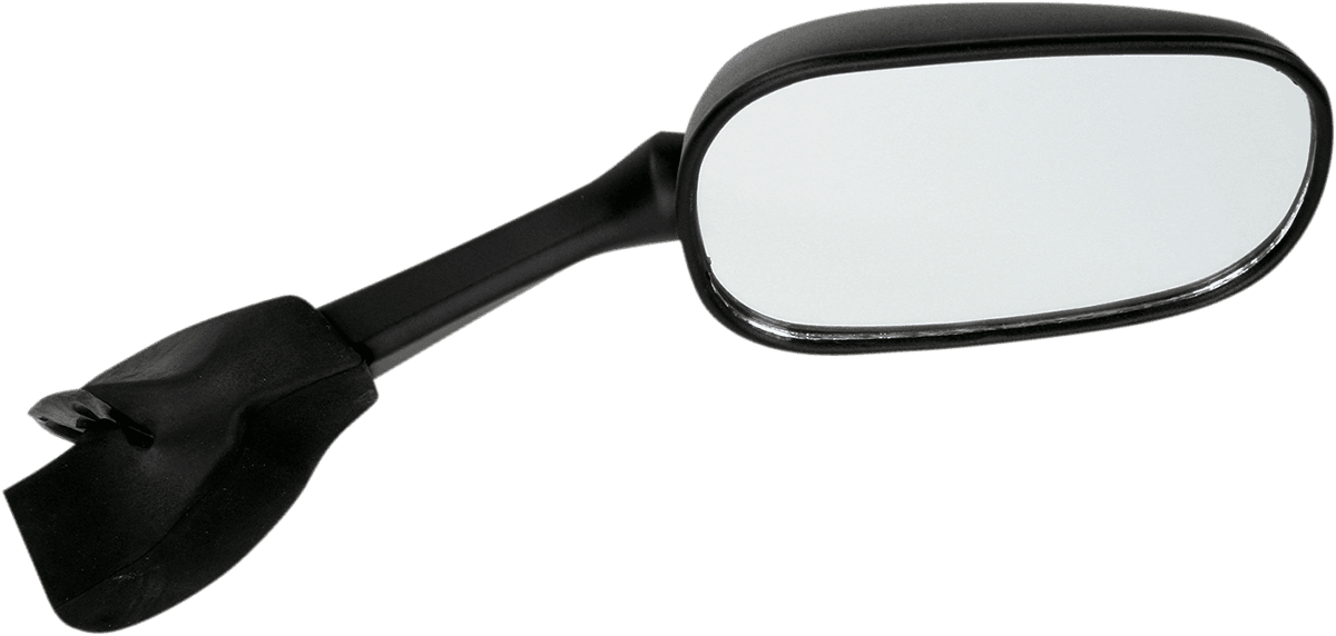 EMGO 0640-0355 Mirror - Side View - Rectangle - Black - Right