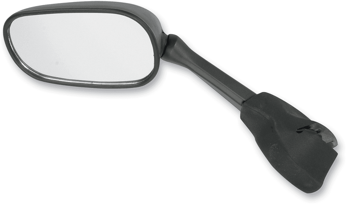 EMGO 0640-0356 Mirror - Side View - Rectangle - Black - Left