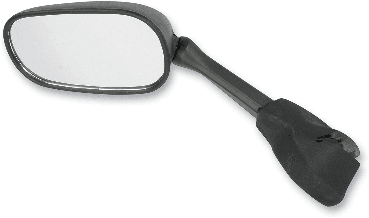 EMGO 0640-0356 Mirror - Side View - Rectangle - Black - Left