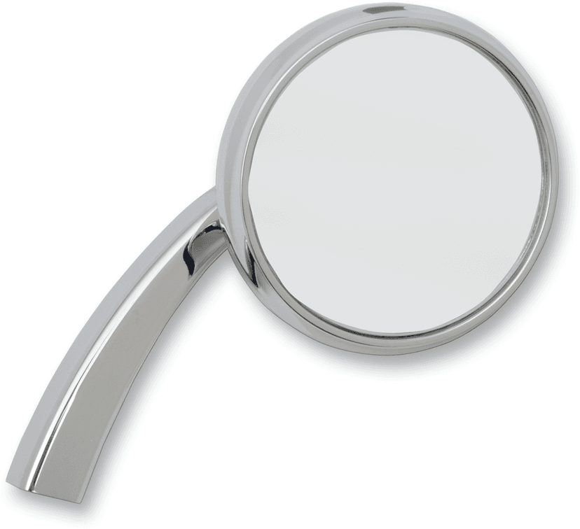 TODD'S CYCLE 0640-0435 Mirror - Shooter - Side View - Round - Chrome - Right - Each — image 1 of 3
