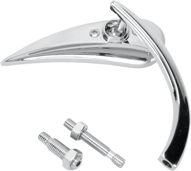 ARLEN NESS 0640-0498 Mirror - Micro - Rad 2 - Side View - Teardrop - Chrome - Right — image 2 of 3
