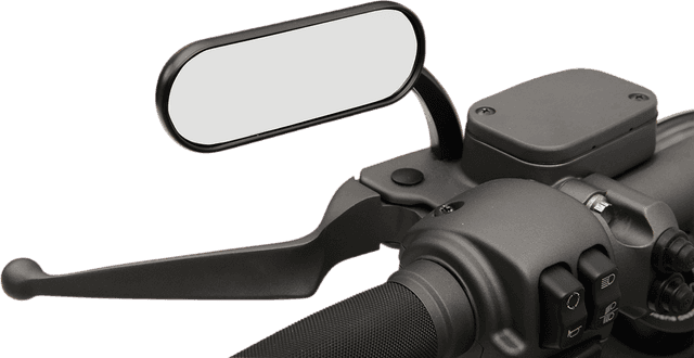ARLEN NESS 0640-0499 Mirror - Micro - Mini - Side View - Oval - Black - Left — image 2 of 3