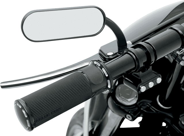ARLEN NESS 0640-0499 Mirror - Micro - Mini - Side View - Oval - Black - Left — image 3 of 3