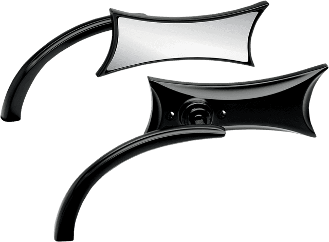 ARLEN NESS 0640-0503 Mirror - Micro - Four-Point - Side View - Rectangle - Black - Left
