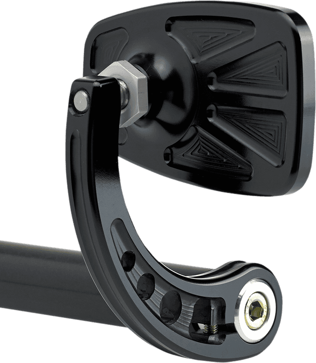 JOKER MACHINE 0640-0621 Mirror - Cafe - Side View - Rectangle - Black - Curved — image 2 of 2