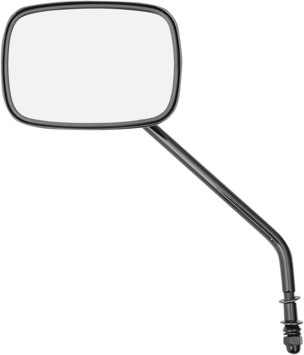 DRAG SPECIALTIES 0640-0657 Mirror - Die-Cast - Side View - Long - Black - Left/Right