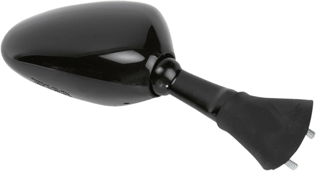 EMGO 0640-0667 Mirror - Side View - Cat Eye - Black - Right — image 2 of 2