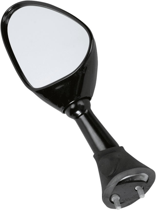 EMGO 0640-0668 Mirror - Side View - Cat Eye - Black - Left — image 2 of 2