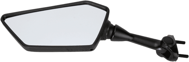 EMGO 0640-0690 Mirror - Side View - Polygon - Black - Left — image 2 of 2