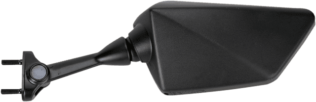 EMGO 0640-0690 Mirror - Side View - Polygon - Black - Left — image 1 of 2