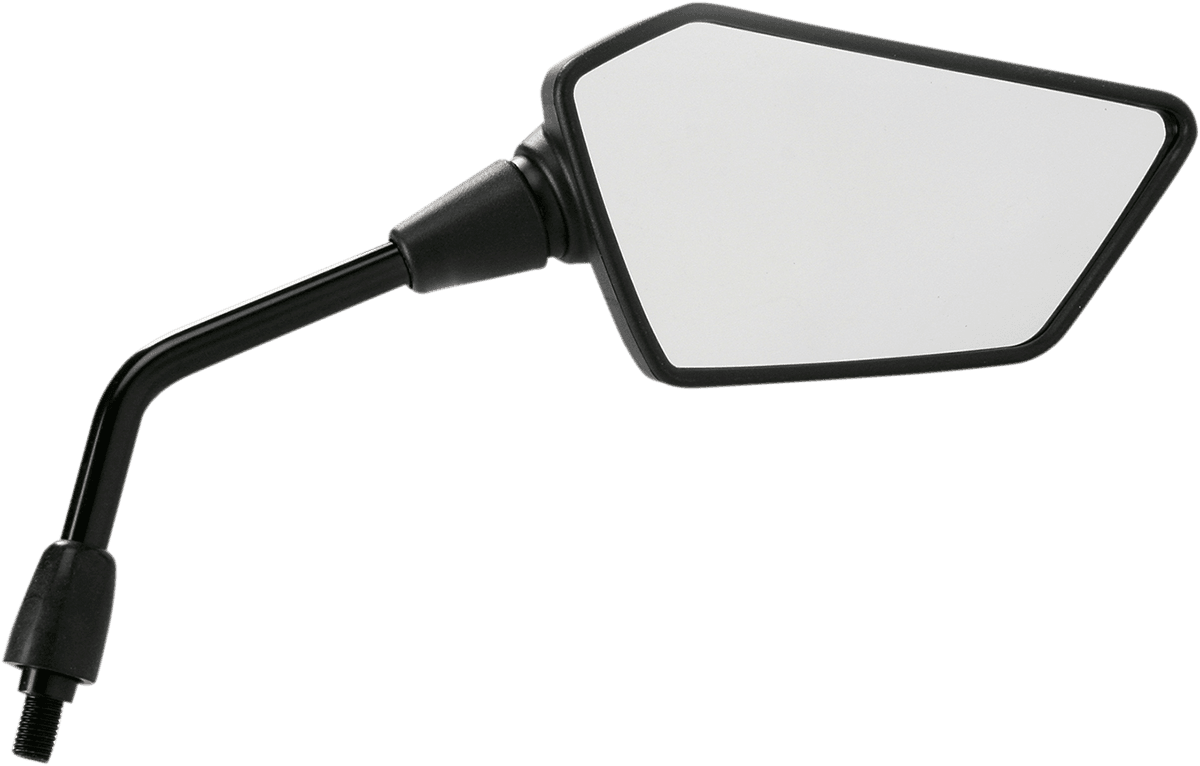 EMGO 0640-0695 Mirror - Side View - Polygon - Black - Right