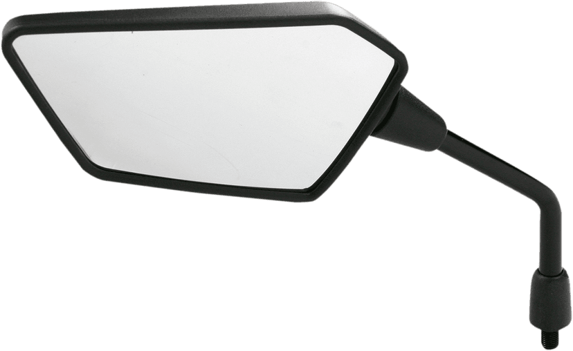 EMGO 0640-0696 Mirror - Side View - Polygon - Black - Left — image 1 of 2