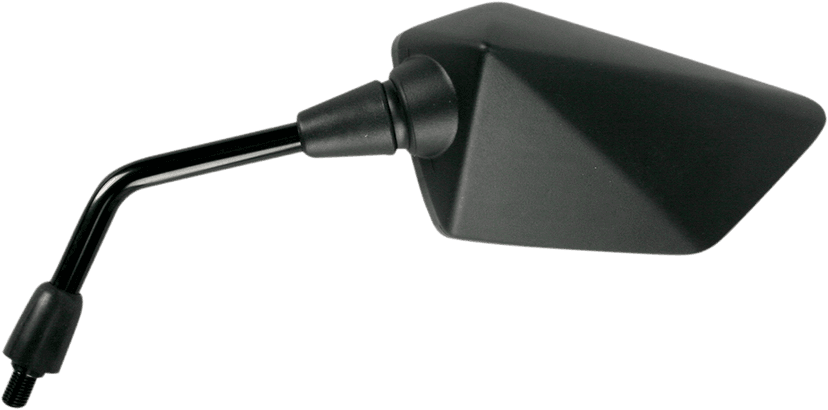 EMGO 0640-0696 Mirror - Side View - Polygon - Black - Left — image 2 of 2