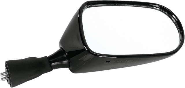 EMGO 0640-0697 Mirror - Side View - Oval - Black - Right — image 1 of 2