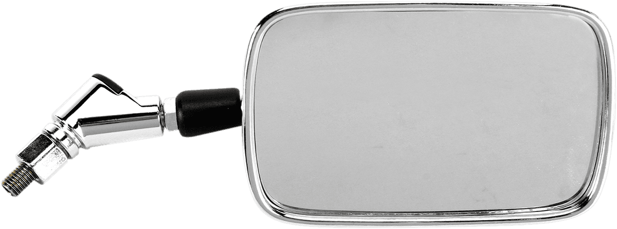 EMGO 0640-0702 Mirror - Side View - Rectangle - Chrome - Left