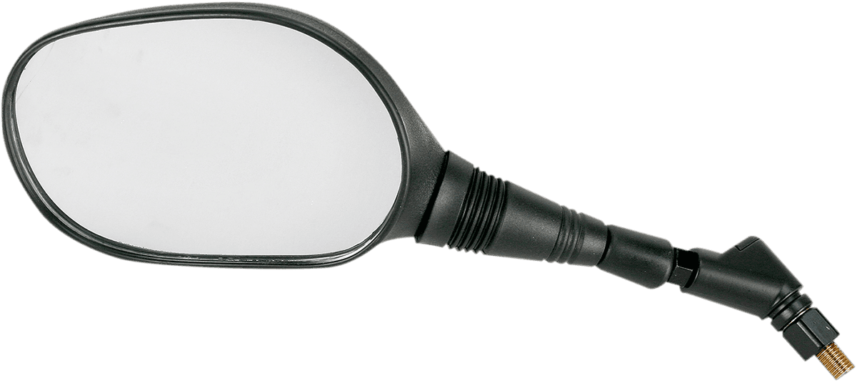 EMGO 0640-0704 Mirror - Side View - Oval - Black - Left