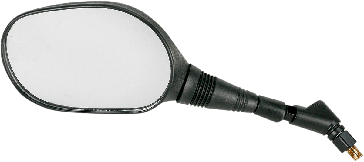 EMGO 0640-0704 Mirror - Side View - Oval - Black - Left