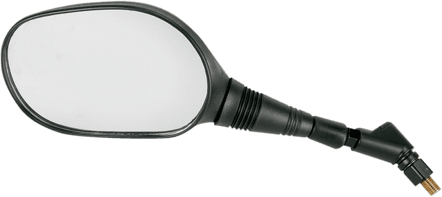 EMGO 0640-0704 Mirror - Side View - Oval - Black - Left — image 1 of 2