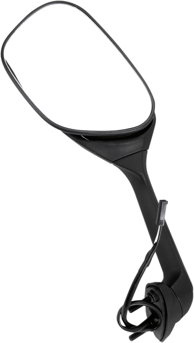 EMGO 0640-0706 Mirror - Side View w/Integrated Turn Signals - Oval - Black - Left — image 2 of 2