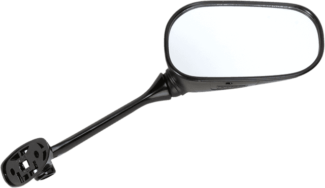 EMGO 0640-0712 Mirror - Side View - Oval - Black - Right — image 1 of 2
