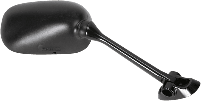 EMGO 0640-0712 Mirror - Side View - Oval - Black - Right — image 2 of 2