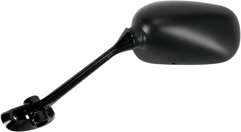 EMGO 0640-0713 Mirror - Side View - Oval - Black - Left — image 2 of 2