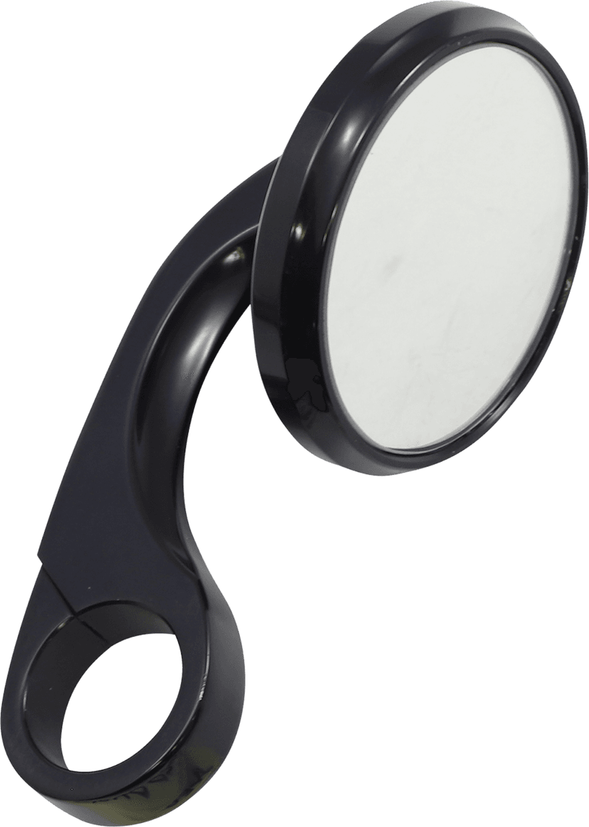 TODD'S CYCLE 0640-0748 Mirror - Shooter - Side View - Round - Black - 1" — image 2 of 2