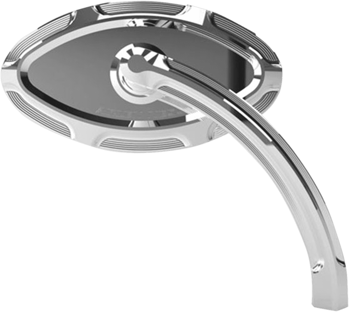 ARLEN NESS 0640-0756 Mirror - Beveled - Side View - Short - Cat Eye - Chrome - Left