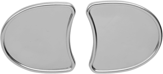 DRAG SPECIALTIES 0640-0793 Mirror - Side View without Blind Spot - Half-Moon - Chrome