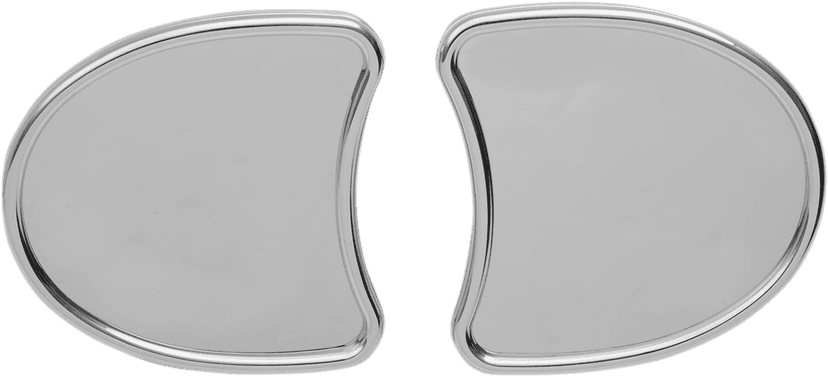 DRAG SPECIALTIES 0640-0793 Mirror - Side View without Blind Spot - Half-Moon - Chrome