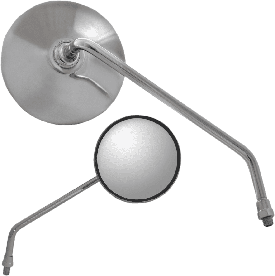 PARTS UNLIMITED 0640-0967 Mirror - Classic - Side View - Round - Chrome - Right - Each