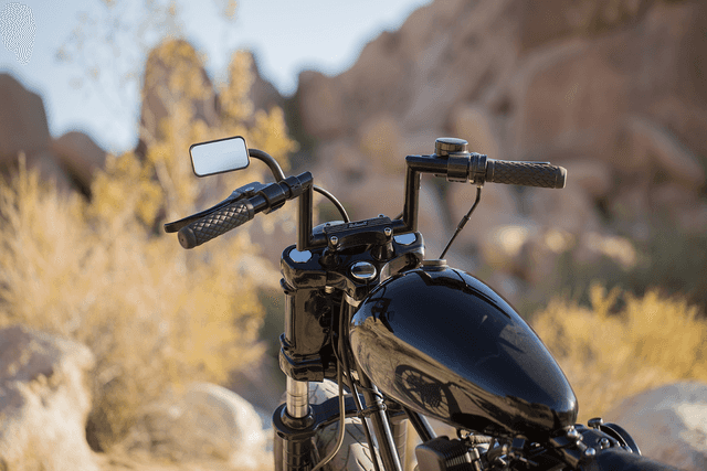 BILTWELL 0640-0992 Mirror - Utility - Side View - Rectangle - Clamp-On - Black - 1" — image 2 of 2