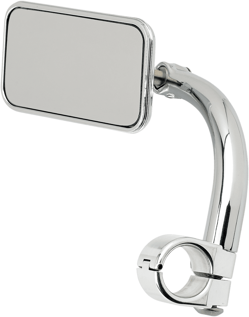 BILTWELL 0640-0997 Mirror - Utility - Side View - Rectangle - Clamp-On - Chrome - 7/8"