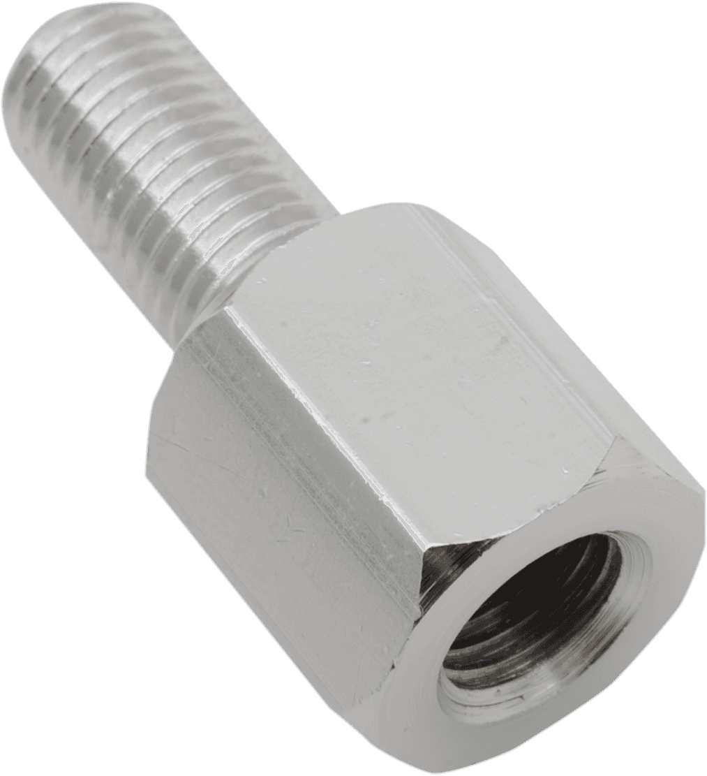 EMGO 0640-1019 Mirror Riser - 10 mm - Chrome