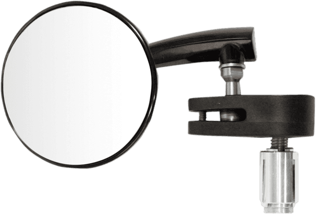 EMGO 0640-1026 Mirror - Side View - Round - Black - Left