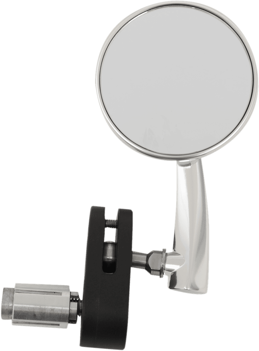 EMGO 0640-1027 Mirror - Side View - Round - Polished - Right