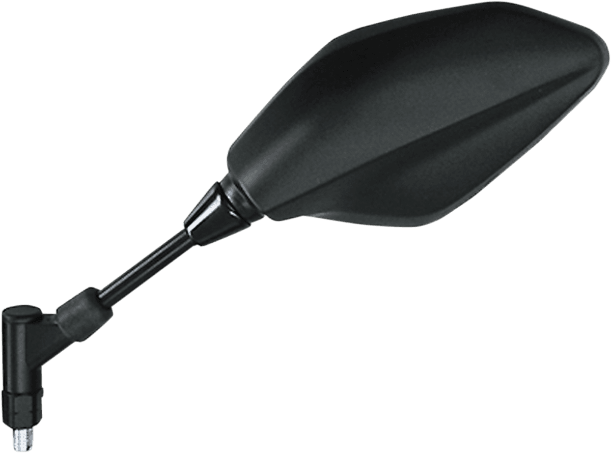 EMGO 0640-1032 Mirror - Side View - Polygon - Black - Left
