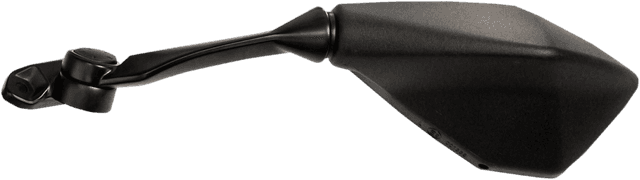 EMGO 0640-1050 Mirror - Side View - Polygon - Black - Left