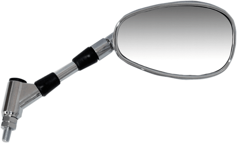 EMGO 0640-1055 Mirror - Side View - Oval - Chrome - Right