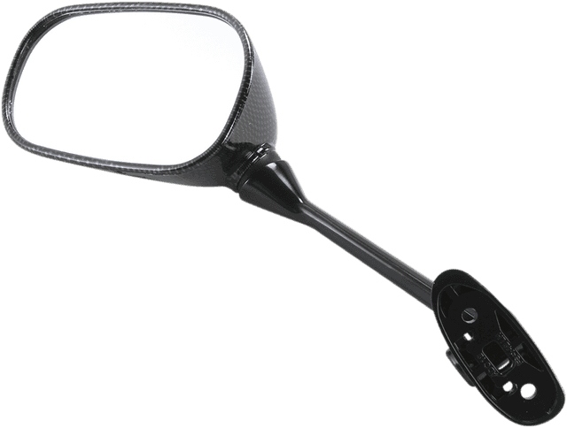 EMGO 0640-1067 Mirror - Side View - Black/Carbon Fiber - Rectangle - Left - Suzuki — image 1 of 4