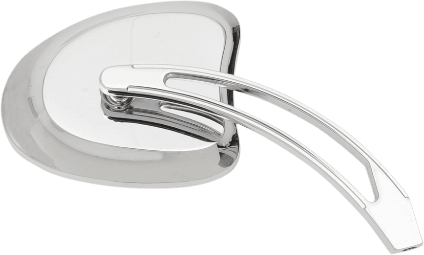 DRAG SPECIALTIES 0640-1098 Mirrors - Side View - Tapered - Chrome - Long Stem - Pair — image 2 of 4