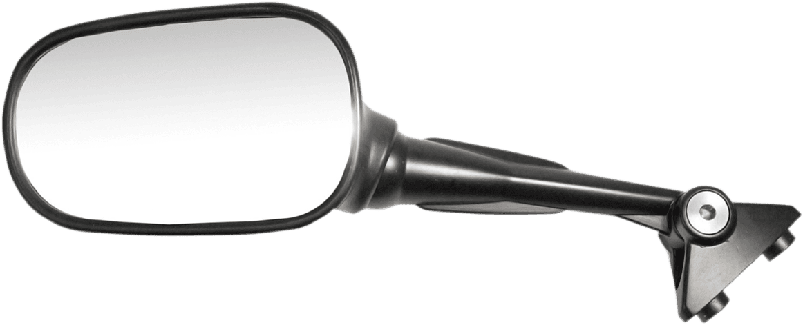 EMGO 0640-1158 Mirror - Side View - Oval - Black - Left
