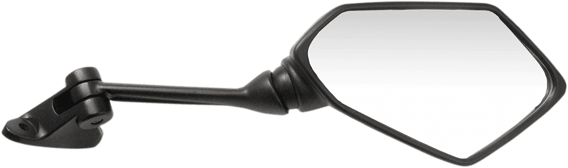 EMGO 0640-1159 Mirror - Side View - Polygon - Black - Right